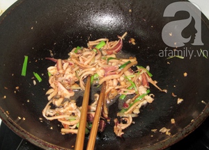 Kh&ocirc; mực x&agrave;o su h&agrave;o gi&ograve;n ngọt đưa cơm 7