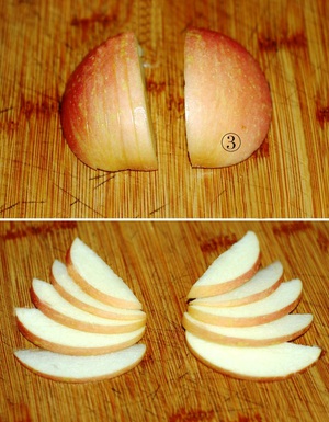 5 phút cắt tỉa quả táo thành chú cua ngộ nghĩnh 3