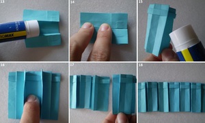 Gấp bồn hoa Origami nhỏ nhắn đáng yêu 4