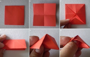 Gấp bồn hoa Origami nhỏ nhắn đáng yêu 7