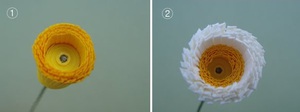 Cách dễ dàng làm hoa cúc giấy nhỏ xinh 6