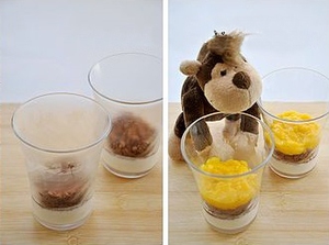 C&aacute;ch l&agrave;m sữa chua 3 tầng nhanh, ngon, đẹp 5