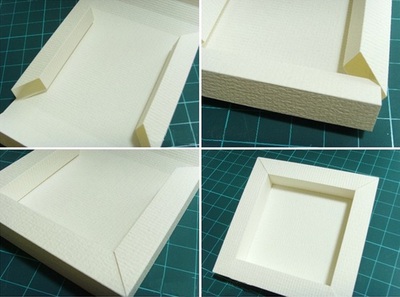 Cách làm khung ảnh 3D bằng bìa cứng 9