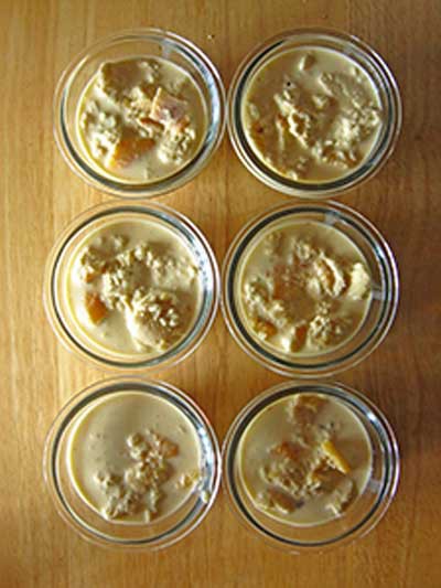 Pudding đào ngọt thơm phức hấp dẫn 11