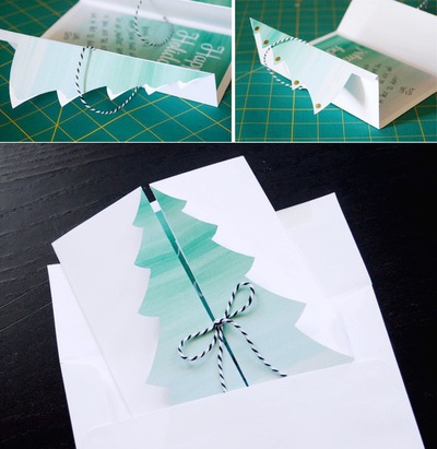 C&aacute;ch l&agrave;m thiệp Noel ki&ecirc;m phong thư tuyệt đẹp 12