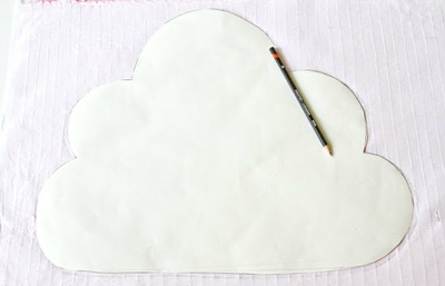Tự may gối dựa hình đám mây siêu dễ thương 5