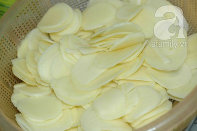 Tự làm bim bim khoai tây giòn tan cực đơn giản! 10