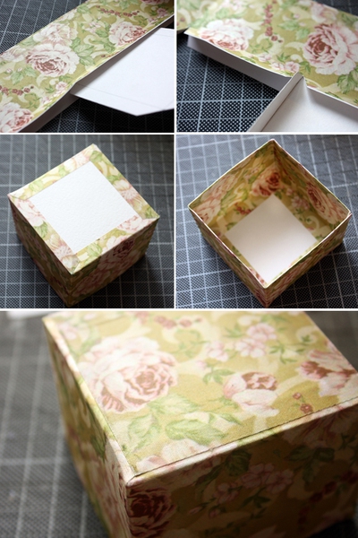 Tự l&agrave;m hộp qu&agrave; vintage nhỏ xinh bắt mắt 8