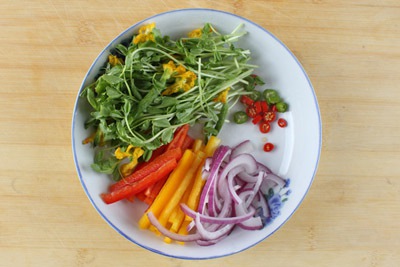 Salad gà vui mắt ngon miệng 8