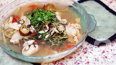 Canh sấu nấu thịt chua ngon hết sảy! 13