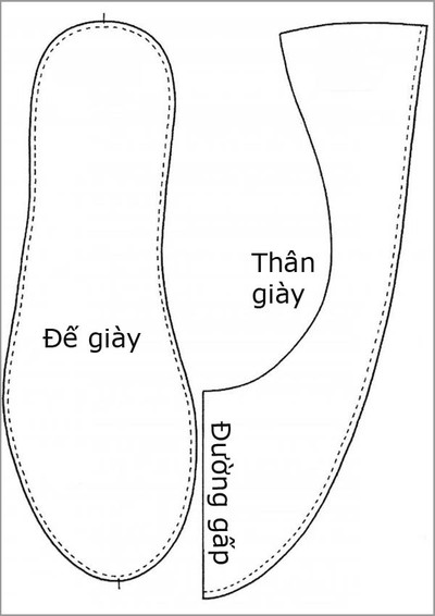 Tự may giày vải đáng yêu thật đơn giản! 3