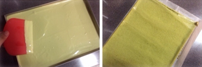 Thơm mát xốp mịn món bánh cuộn vị trà xanh 11
