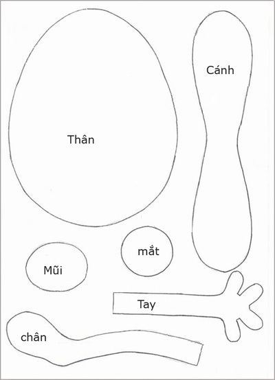 Đông sang mẹ tự may gối ong vàng đáng yêu tặng bé 3