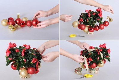 3 c&aacute;ch cắm hoa đẹp lung linh cho dịp Noel 22