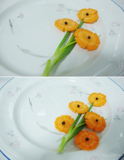 3 cách cắt tỉa cà rốt nhanh và đẹp 3