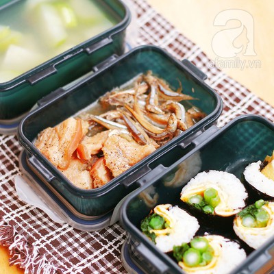 Đẹp mắt ngon miệng với hộp cơm văn ph&ograve;ng giản tiện 20