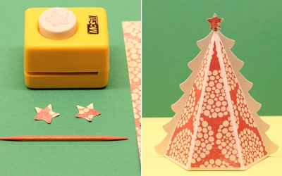 Tự chế hộp quà hình cây thông Noel siêu xinh 15