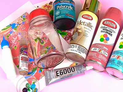 Tự chế bộ lọ sắc màu ấn tượng trang trí nhà mình 3