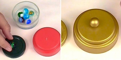 Tự chế bộ lọ sắc màu ấn tượng trang trí nhà mình 10