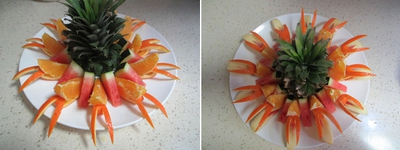 3 cách bày đĩa trái cây đơn giản mà đẹp 14