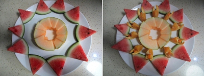 3 cách bày đĩa trái cây đơn giản mà đẹp 22