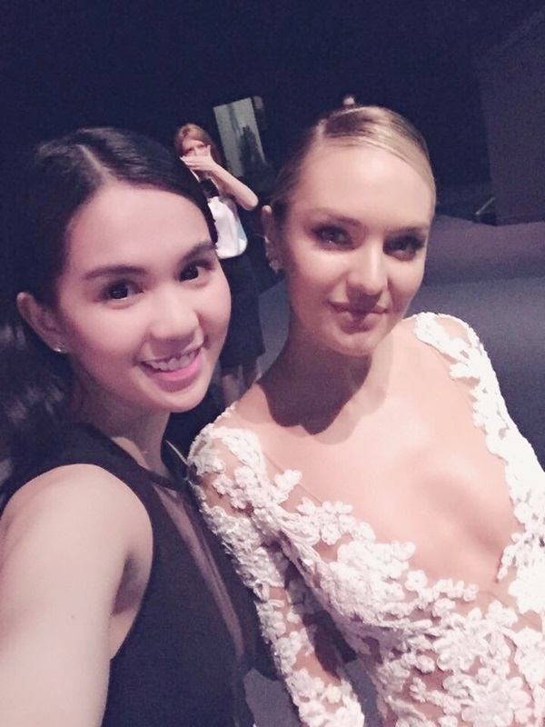 Ngọc Trinh khoe ngồi ghế VIP xem Victoria's Secret 10