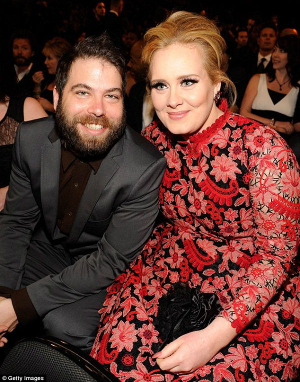 Adele and her husband and children