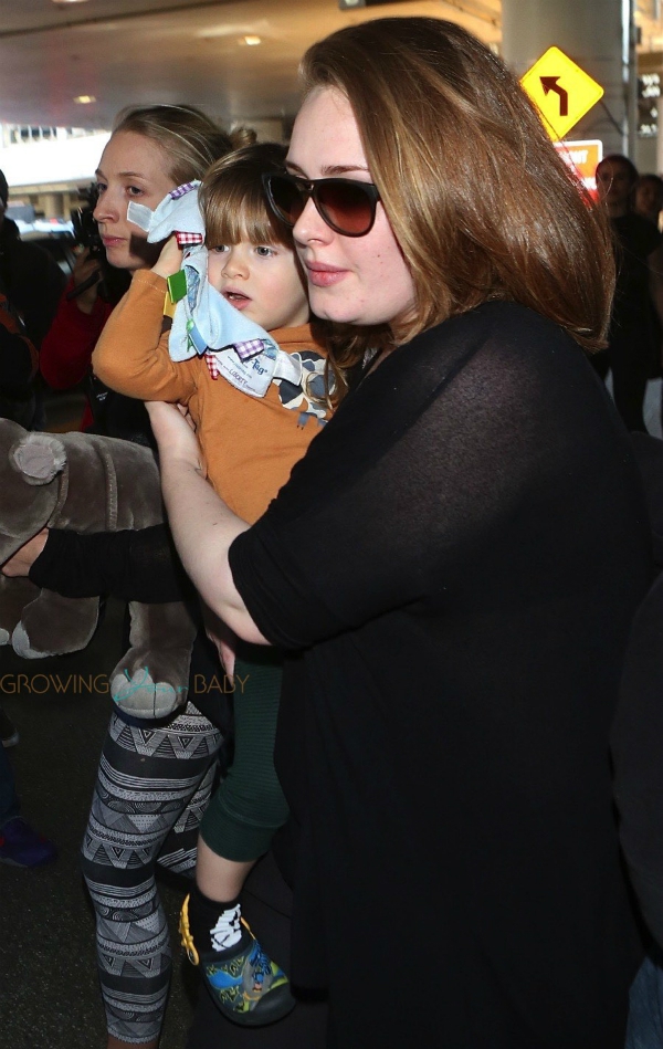 Adele also spent nearly $25,000 to buy a toy house for her son Angelo.