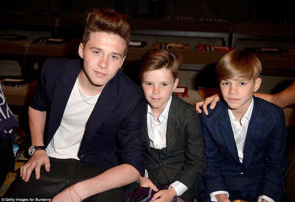 3 con trai David Beckham