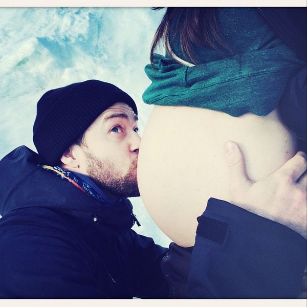 Justin Timberlake nịnh vợ sinh con