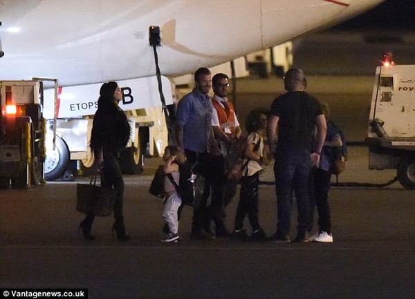Harper, Gia đình Beckham trở về Mỹ