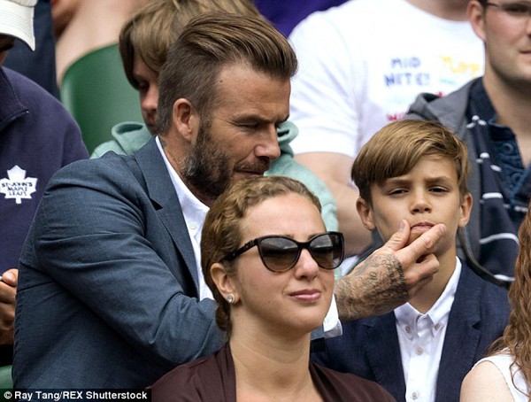 david Beckham và con trai