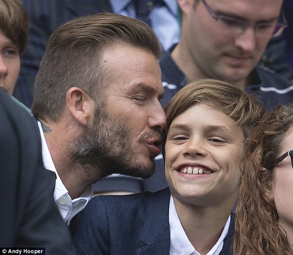 david Beckham và con trai