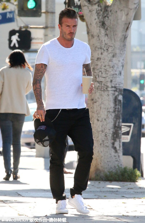 David Beckham chụp ảnh 