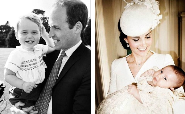 Gia đình Công nương Kate, Hoàng tử William ví con trai như khỉ con