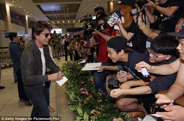 Tom Cruise tới Hàn Quốc quảng bá Nhiệm vụ bất khả thi