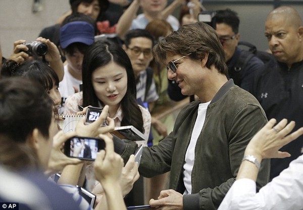 Tom Cruise tới Hàn Quốc