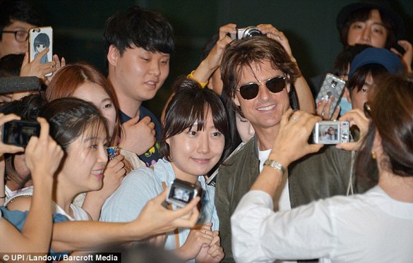 Tom Cruise tới Hàn Quốc