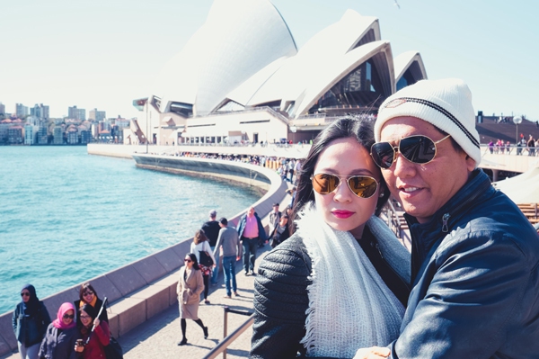 vợ chồng Thanh Thúy, Đức Thịnh hạnh phúc ở Úc