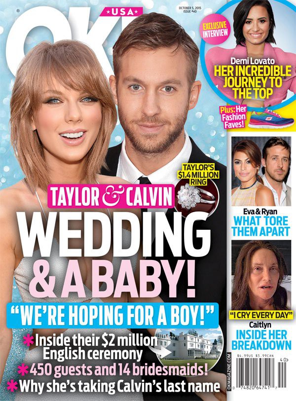 Calvin Harris cưới Taylor Swift 