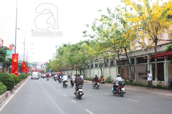 Đường phố TP. Hồ Chí Minh tràn ngập sắc màu mừng ngày 30/4 8