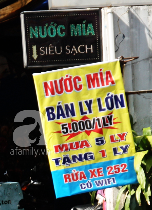 Nước mía Sài Gòn: đủ chiêu trò quảng cáo ngộ nghĩnh hút khách 5