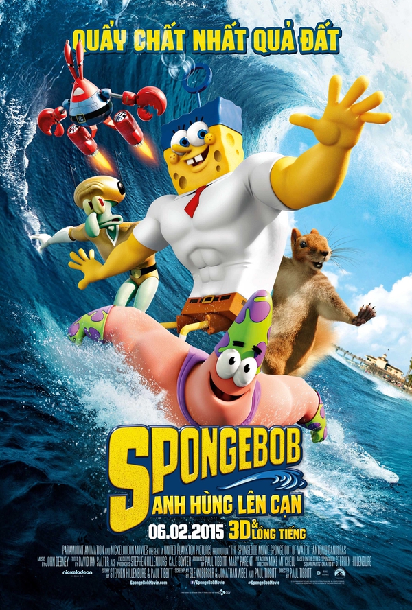 Hé lộ trích đoạn siêu hài của phim hoạt hình Bọt biển SpongeBob 2