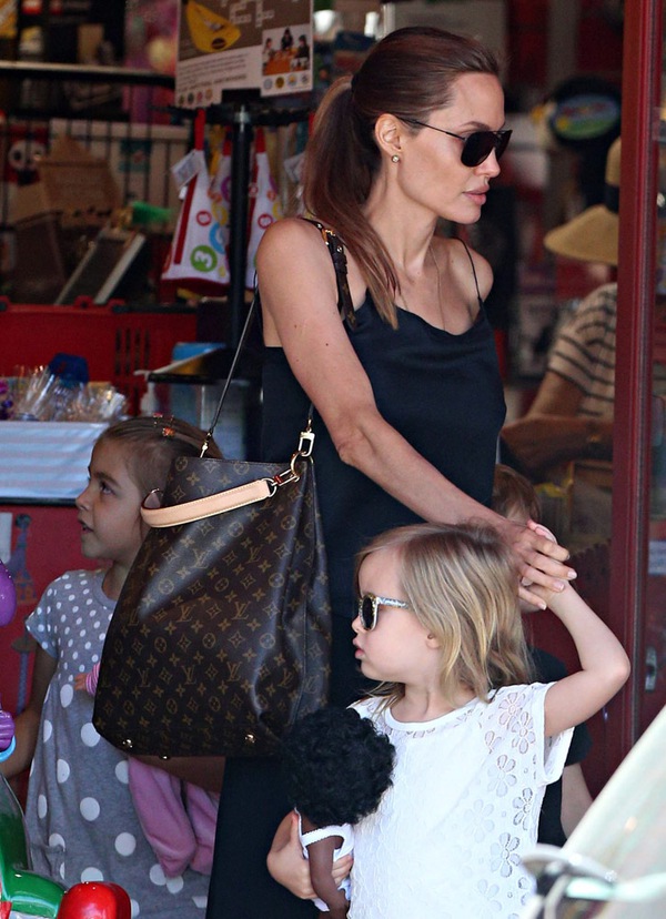 BST túi hàng hiệu đơn giản mà vẫn đẳng cấp của Angelina Jolie 6