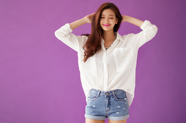 Chọn và mặc sơmi trắng có cổ đúng điệu cho Hè 2014 19 Chọn và mặc sơmi trắng có cổ đúng điệu cho Hè 2014 19