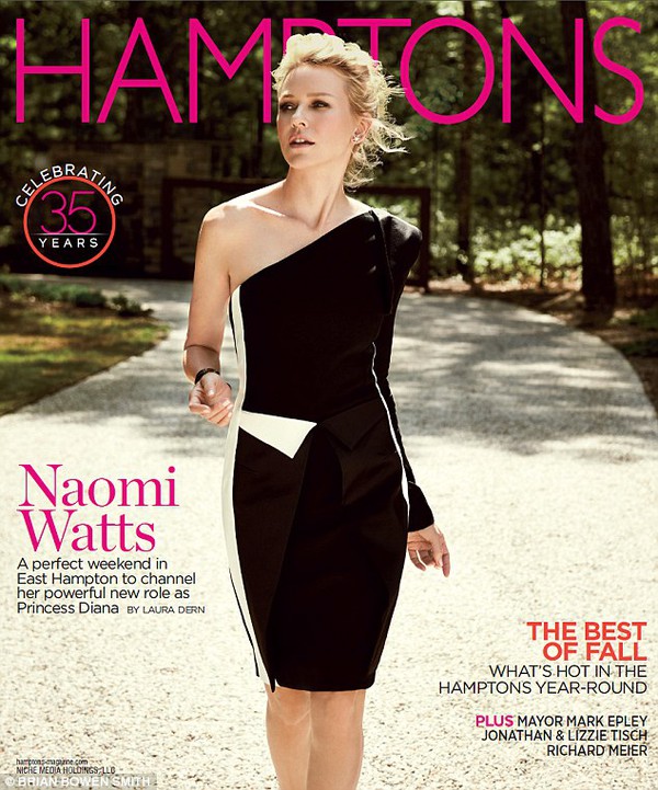 Naomi Watts sợ hãi vì phải đóng công nương Diana 4