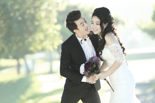 Ngắm trọn bộ ảnh cưới đáng yêu của Lê Khánh 7