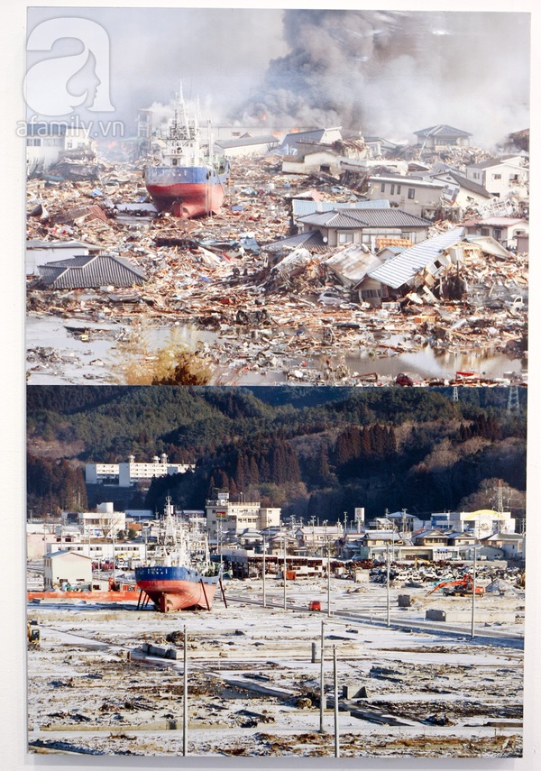 Nao lòng nhìn lại những hình ảnh động đất, sóng thần ở Nhật Bản 13