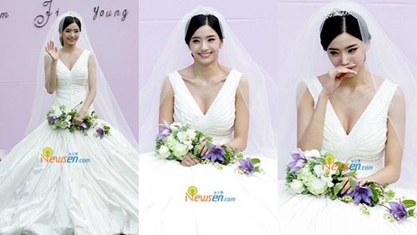 Váy cưới Han Chae Young