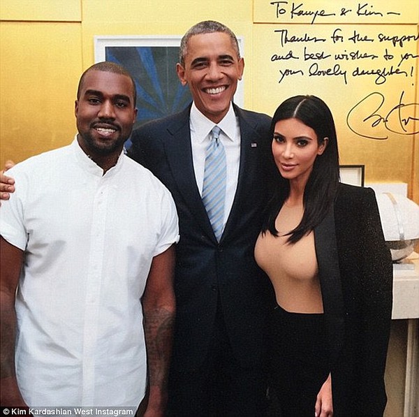 Kanye West - Barack Obama - Kim Kardashian